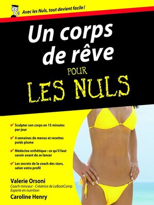 cover image of Un Corps de rêve Pour les Nuls